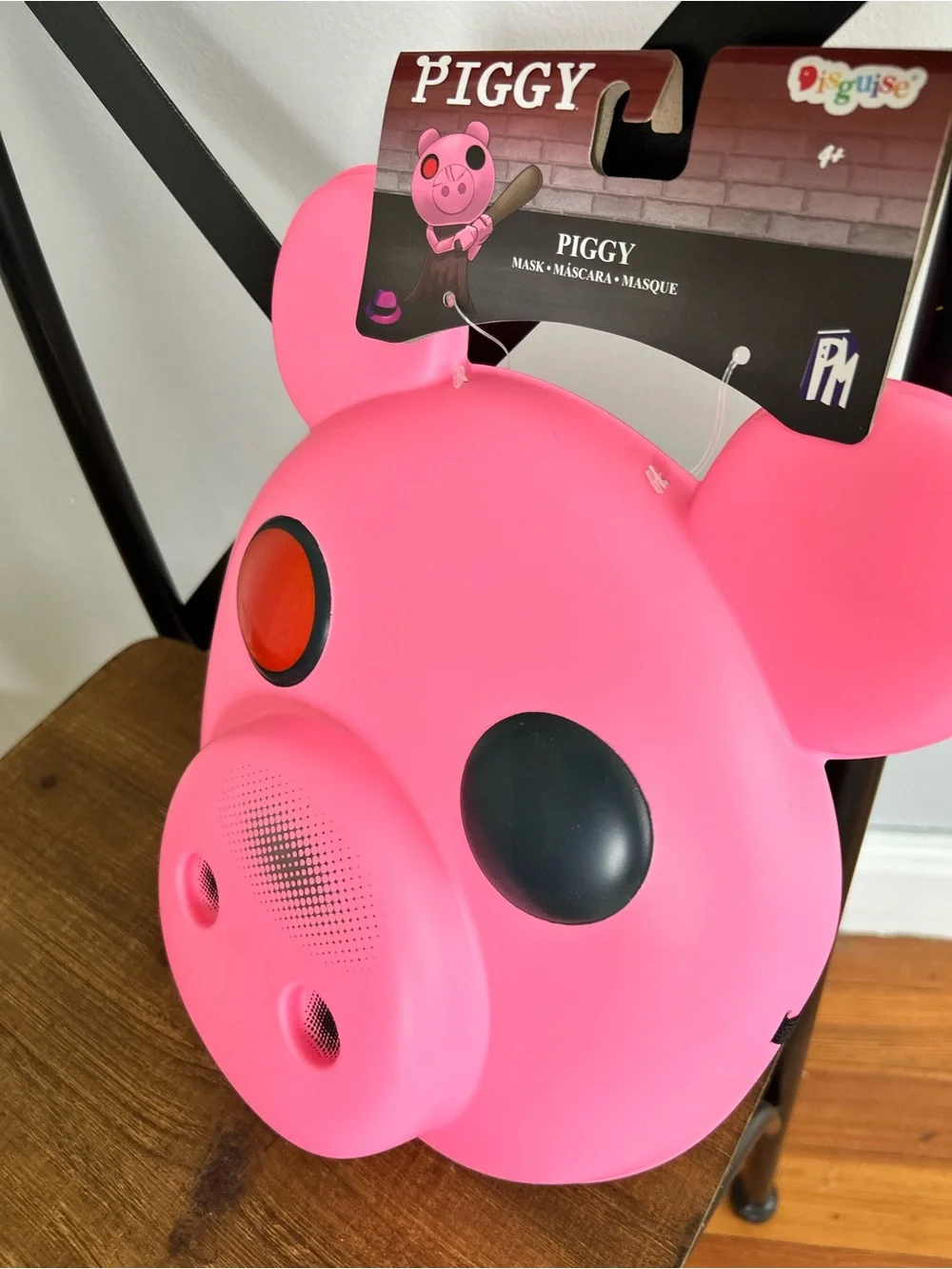Piggy Pink Costume Mask - Piggy Mask NWT Halloween Horror Video Game kids mask